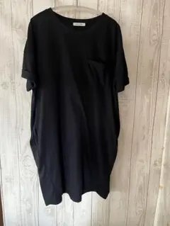 GLOBAL WORK ブラック チュニック コクーン黒