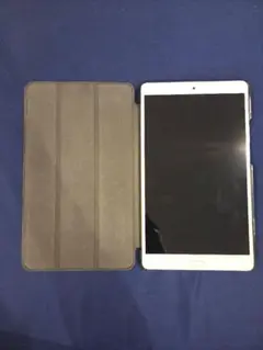 ホワイト Android dtab エッフェル塔デザインケース・画面カバー付き