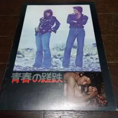 青春の蹉跌　萩原健一　モスクワわが愛　パンフレット
