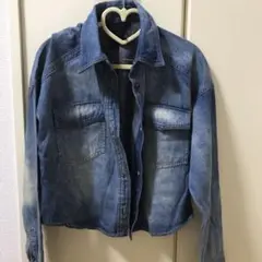 新品、未使用 rienda デニムGジャン Freeサイズ