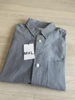MHL. チェック柄 ボタンダウンシャツ 新品　Ｍサイズ