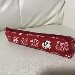 ☆猫柄スリムペンケース☆