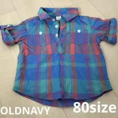 OLD NAVY オールドネイビー　チェックシャツ　半袖
