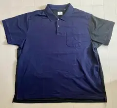 【美品】ユニクロ × エンジニアガーメンツ　ポロシャツ　ボーダー　4XL