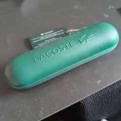 LACOSTE 折りたたみ傘 緑 ケース付き