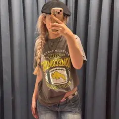 【送料無料】USA古着 GILDAN BUF ロゴ プリント TEE