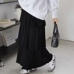 AMERICAN HOLIC，アメリカンホリック ラメカットティアードスカート
