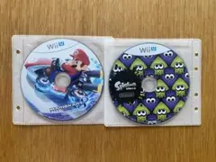 【動作確認済み】マリオカート8 スプラトゥーン WiiUソフト2枚