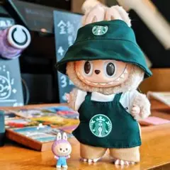 ラブブ 用　カフェ店員 着せ替え服セット スタバ風