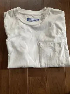 MIHARA YASUHIRO in-stru ポケット付きホワイトTシャツ