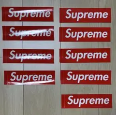 Supreme ノベルティロゴステッカー ９枚セット