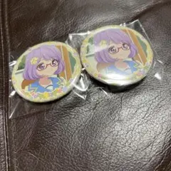 アイカツスターズ！缶バッジ 七倉小春 チーズソフトクッキー イオン限定 2点
