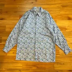 ジャンニヴェルサーチ メンズ 長袖コットンシャツ L 花柄