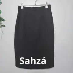 【Sahzá】 黒 タイトスカート 40 薄手　オフィス