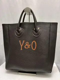 美品★ ヤングアンドオルセン ペイントレザートートバッグ
