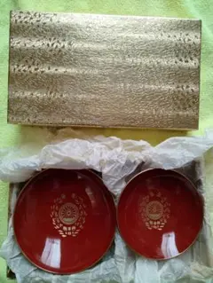 国鉄 記念漆器 盃 昭和48年度効績章受賞記念盃