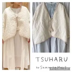 TSUHARU⋈花柄ふくれジャカードジャケット⋈キナリ