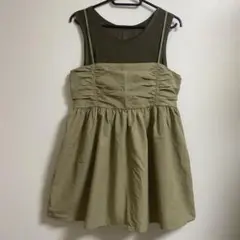 新品　KBF バックリボンビスチェ　ヴィンテージサテンタンクトップ　セット売り