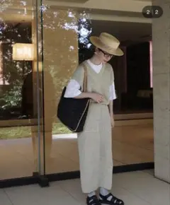 unfil オーガニックヘンプ リブニット セットアップ