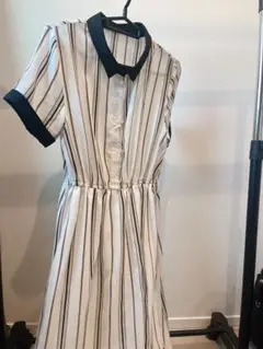 GRL ストライプ 半袖 ワンピース