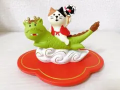 デコレ(DECOLE) concombre コンコンブル 子猫と翔龍　雲型台座