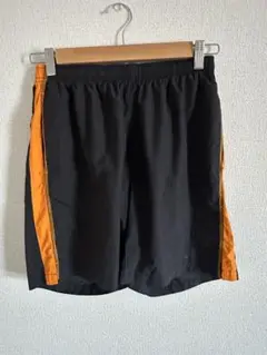 NIKE ナイキ　ナイロン黒オレンジショートパンツ　Ｌサイズ　ランニング