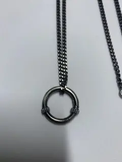 Ermenegildo Zegna リング付きネックレス