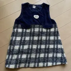 ファミリア 女児 110 切替ワンピース