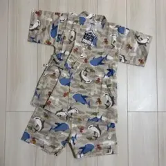 【即日発送】【サイズ120】海洋柄甚平 120cm コットン100%