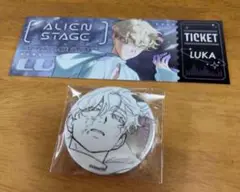 ALIEN STAGE エイリアンステージ　ルカ　缶バッジ　アニメイト特典