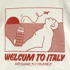カルボレンテ エロT XLサイズ CARVOLENTE Tシャツ プリント 白