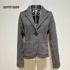 ●PAVOT CING ネップツイードジャケット（M）フォーマル　グレー系