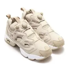 【美品】Reebok リーボック 24 インスタポンプフューリー　ベージュ