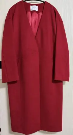 UNITED ARROWS 赤 チェスターコート　サイズ38