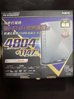 NEC ルーター　PA-WX6000HP Wi-Fi6対応ルーター