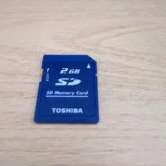 送料無料 TOSHIBA 2GB SDカード