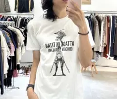 進撃の巨人　Tシャツ　リヴァイ　エレン　メンズ　レディース　M