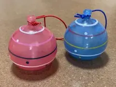 ヨーヨーマスコット　夏祭り　青　赤　2個セット