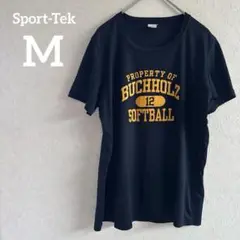 Sport-Tek Tシャツ Mサイズ ジャージ素材 スポーツ 速乾性 ブラック