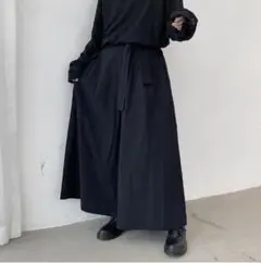 【大特価】袴パンツ XXL ストリート系 ユニセックス ワイドパンツ