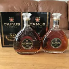 CAMUS.COGNAC.XO.SUPERIOR 350ml.2本