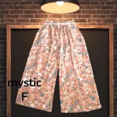 mystic ミスティック レディース ワイドパンツ ピンク フリーサイズ