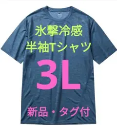 氷撃冷感 -10℃ 半袖 Tシャツ コハク杢 新品 ワークマン 3L