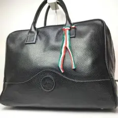 Orobianco　オールレザーバッグ　ブラック　ビジネスバッグ　ボストン