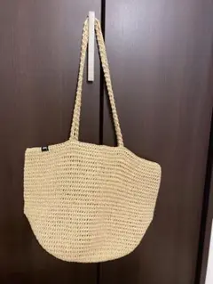 Stussy かごバッグ ベージュ 編み込み