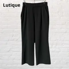 Lutique♡ルティーク スラックス カジュアルパンツ 黒 M ウエストゴム