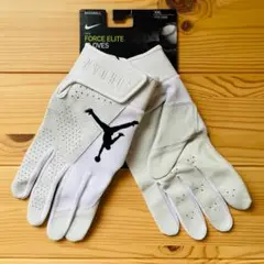 【新品未使用】ナイキNIKEジョーダンJordanバッティンググローブXXL白
