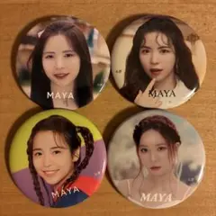 NiziU MAYA 缶バッジ 4個セット