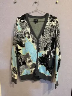 希少！HUF ハフ　グラフィックカーディガン　Lサイズ