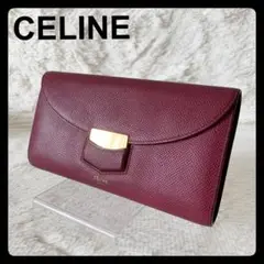 CELINE セリーヌ 長財布 トロッター ラージフラップウォレット 箱付き